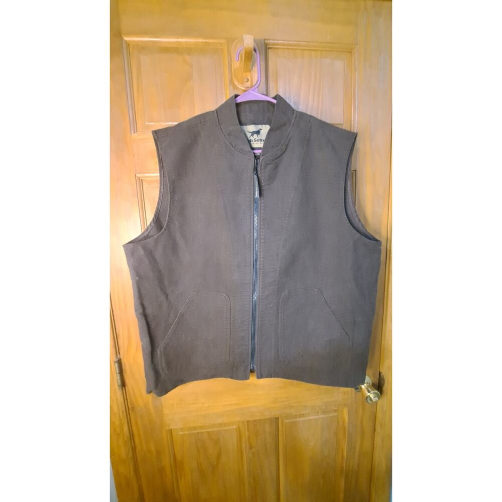 Irish Setter Brown Vest Mens Size XL